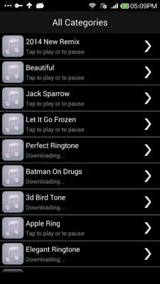 Ringtones android App screenshot 6